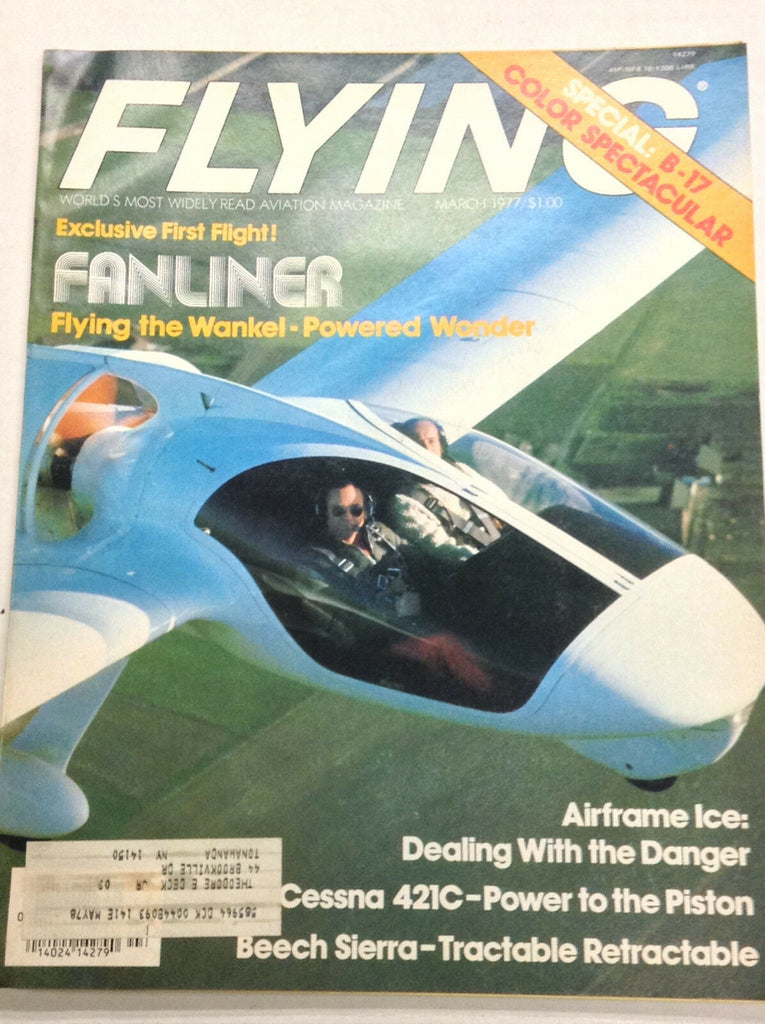 Flying Magazine Fanliner & B-17 Color Spectacular March 1977 122016R