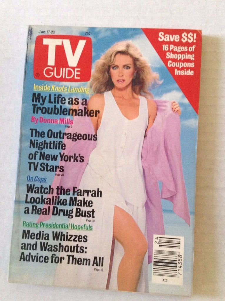 Tv Guide Magazine Donna Mills June 17-23 1989 021717RH