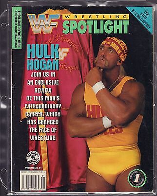 WWF Wrestling Spotlight Vol.21 Hulk Hogan VG 042516DBE