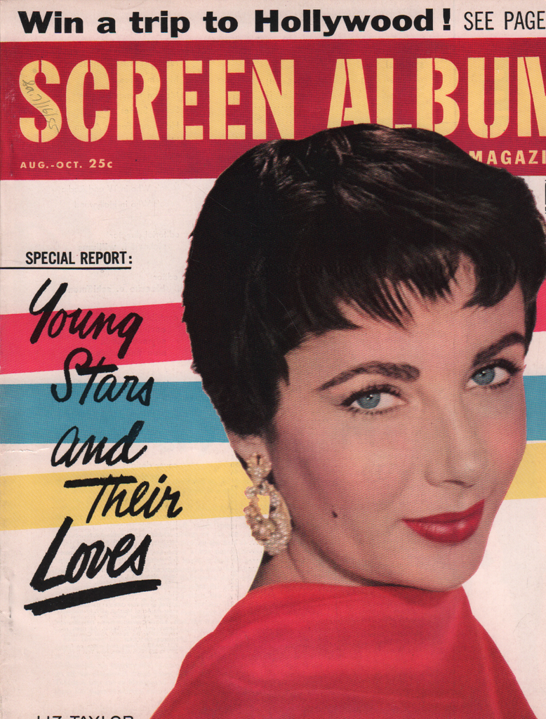 Screen Album Magazine Aug-Oct 1955 Elizabeth Taylor 070720AME