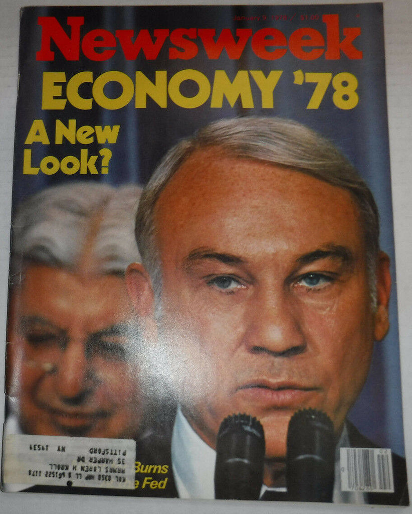 Newsweek Magazine Jimmy Carter Burns And Miller January 9, 1978 101016R2