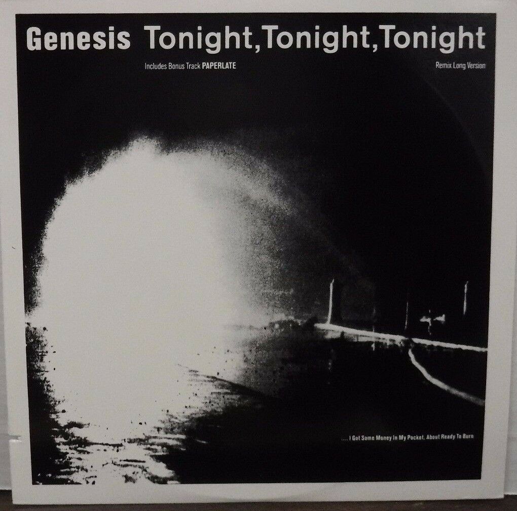 Genesis Tonight, Tonight, Tonight 33RPM Remix Long vers. 1986 121716LLE