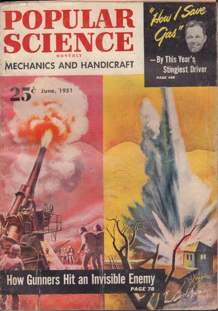 Popular Science Magazine June 1951 Gunners 082817nonjhe