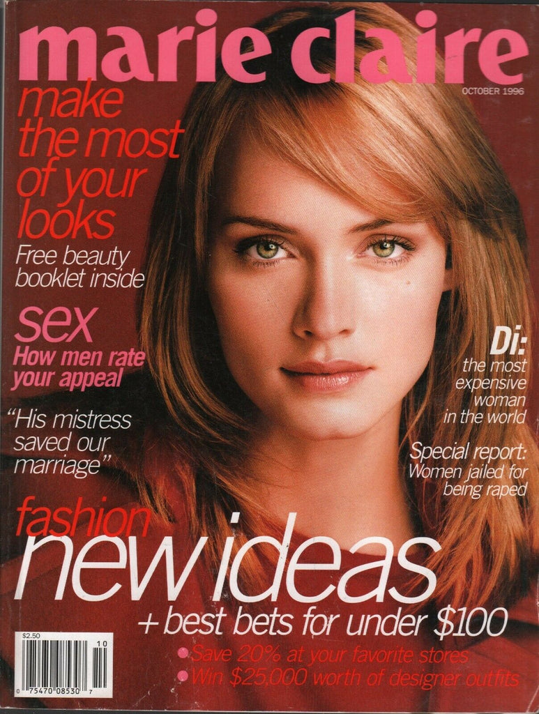 Marie Claire Fashion Magazine October 1996 Amber Valetta 091020ame