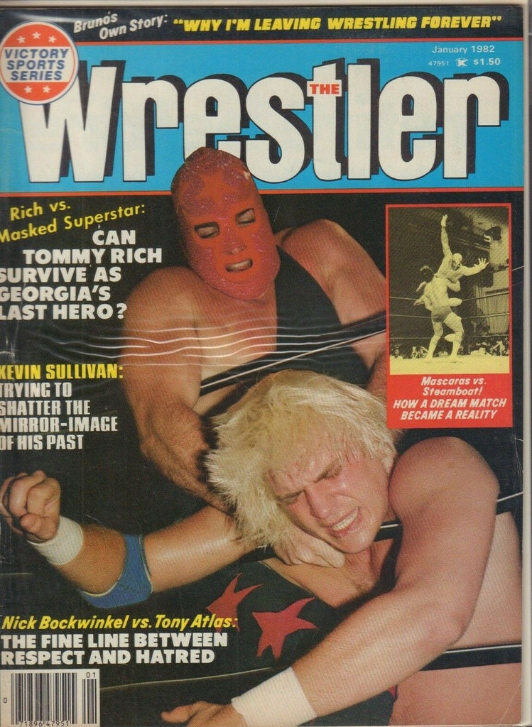 The Wrestler January 1982 Tommy Rich Kevin Sullivan 022819DBE