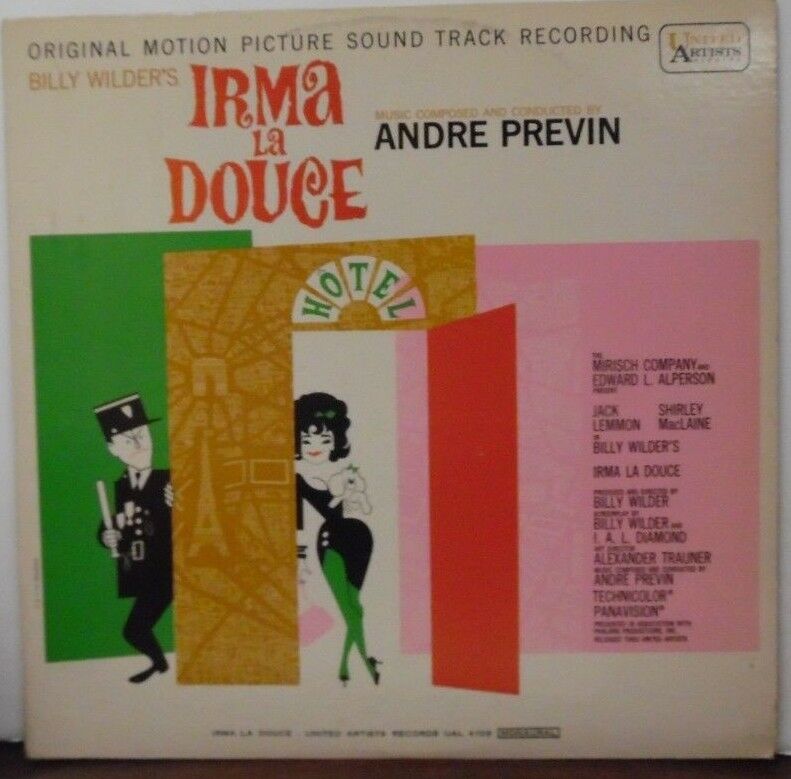Orig Motion Picture Soundtrack Irma La Douce Andre Previn UAL4109 090318LLE