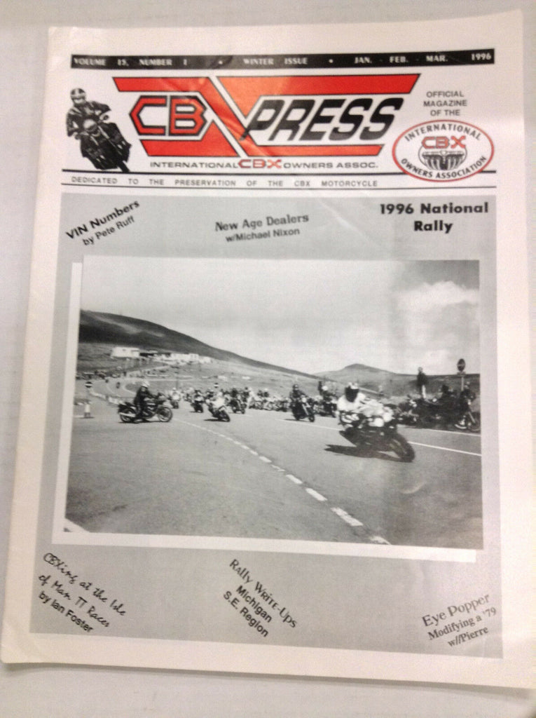 CBXpress Magazine National Rally Michigan Region March 1996 040617nonr