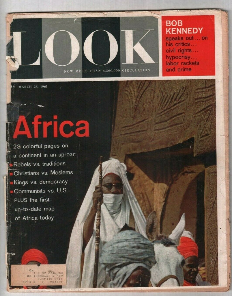 Look Magazine Africa In An Uproar Bob Kennedy March 28, 1961 010620nonr