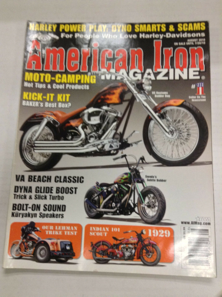 American Iron Magazine Moto-Camping Kick It Kit August 2010 040617nonr