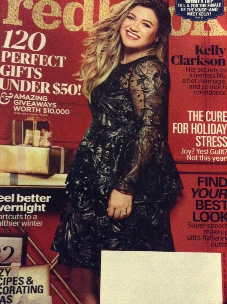 Redbook Magazine Kelly Clarkson December 2017 / January 2018 111518nonrh