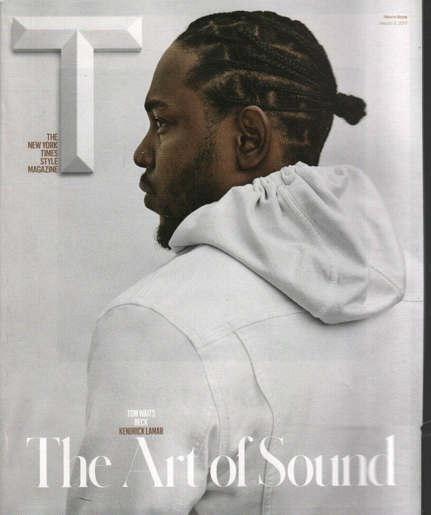 T New York Times Style March 5 2017 Kendrick Lamar Tom Waits Beck 031620AME