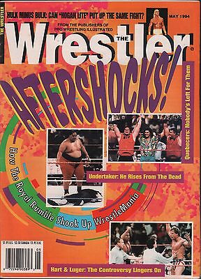 The Wrestler May 1994 The Undertaker, Bret Hart VG 020116DBE