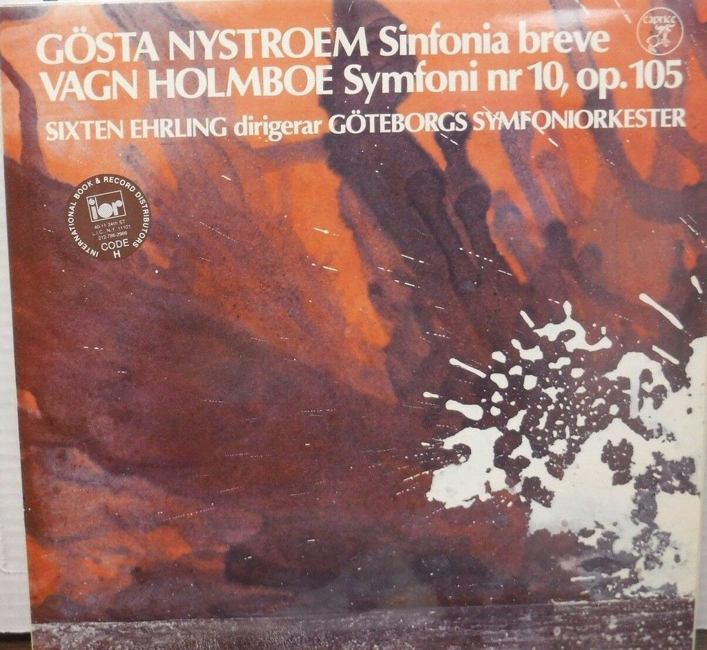 Gosta Nystroem Sinfonia breve Vagn Holmboe Symfoni nr 10 op. 105 012817LLE