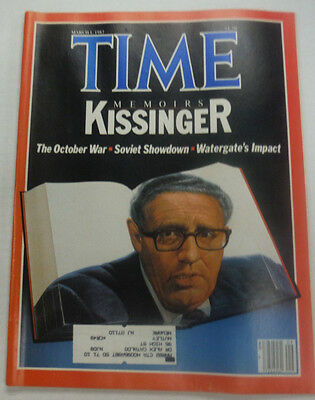 Time Magazine Memoirs Kissinger March 1982 041615R