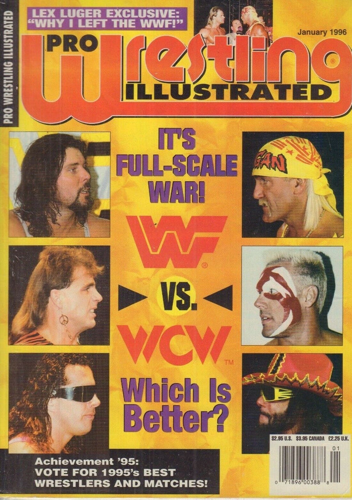 Pro Wrestling Illustrated Magazine Hulk Hogan January 1996 012918nonr