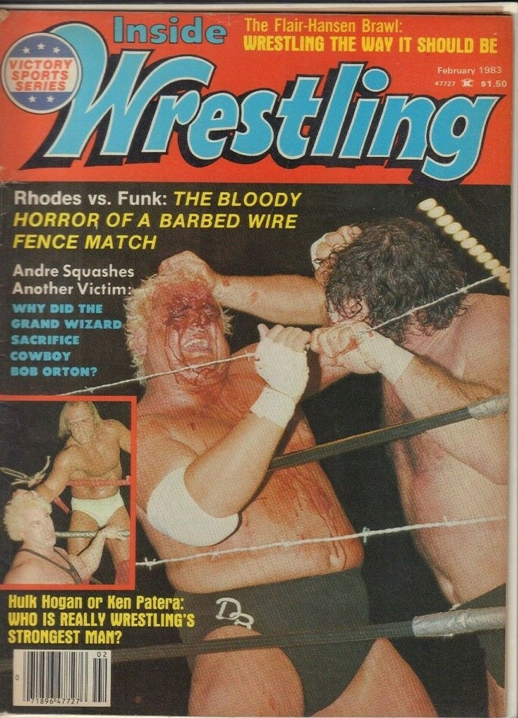 Inside Wrestling February 1983 Dusty Rhodes Andre Giant Hulk Hogan 022819DBE