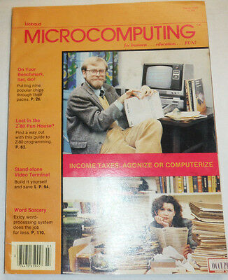 Kilobaud Microcomputing Magazine Income Taxes Z-80 Fun House March 1980 111314R