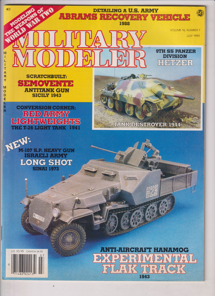 Military Modeler Mag Semovente & Red Army Lightweights July 1989 121919nonr