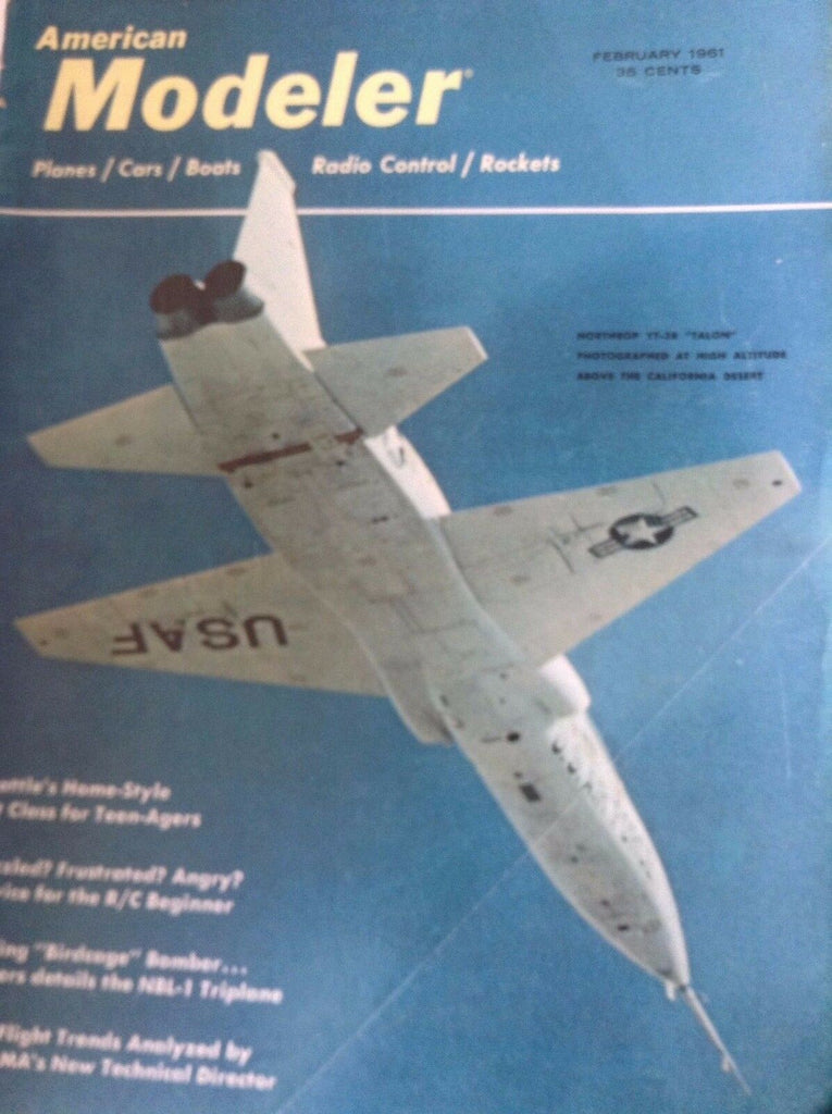 American Modeler Magazine Northrop YT38 Talon February 1961 082317nonrh2