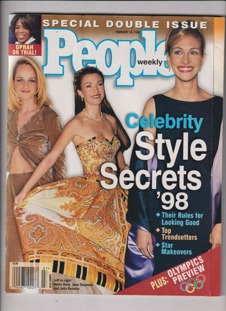 People Weekly Mag Julia Roberts Jane Seymour February 16, 1998 110919nonr