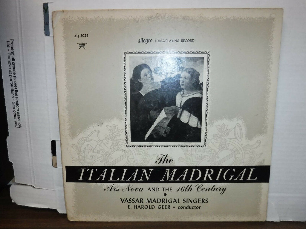 The Italian Madrigal Ars Nova and the 16th Centry E Harold Geer 021217LLE