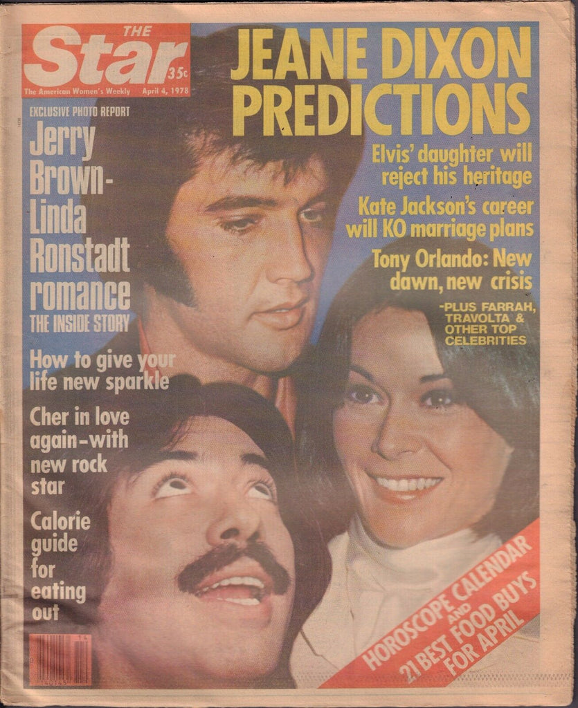 The Star April 4 1978 Elvis Presley, Jerry Brown 11217DBE