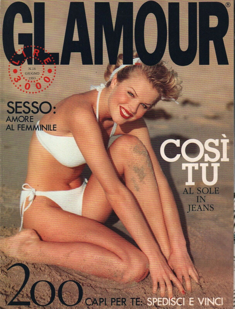 Glamour Italian Fashion Magazine June 1993 Rosetto Puro Prada 022620AME2