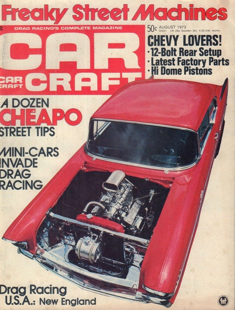 Car Craft Magazine A Dozen Cheapo Street Tips August 1973 032018nonr