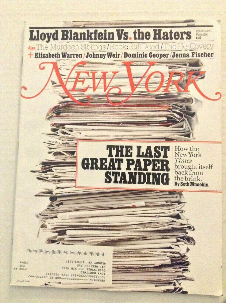 New York Mag The Last Great Paper Standing August 1, 2011 081419nonrh