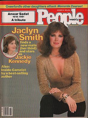 People Weekly October 19 1981 Anwar Sadat, Jaclyn Smith VG 012716DBE