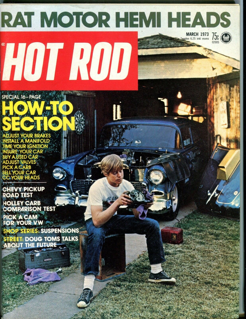 Hot Rod Magazine March 1973 How-To Section EX No ML 051217nonjhe