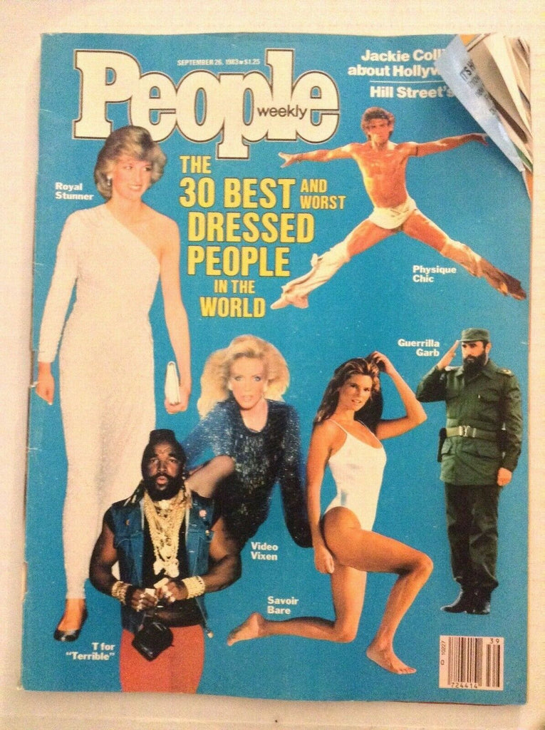 People Weekly Magazine Princess Diana Mr.T September 26, 1983 072119nonrh