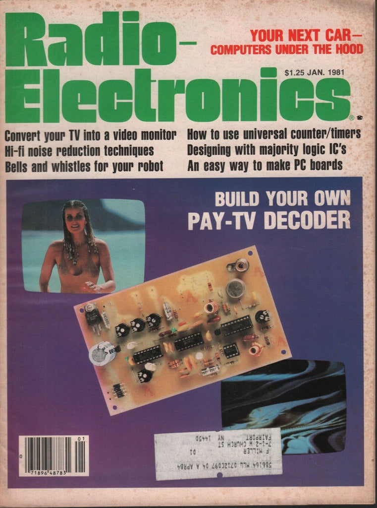 Radio-Electronics January 1981 Bo Derek w/ML 092118AME2