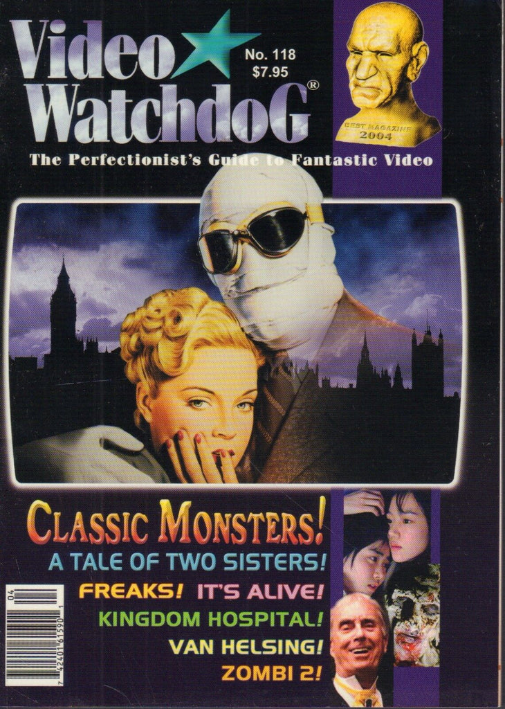 Video Watchdog no.118 Invisible Man Freaks Van Helsing 021318DBE