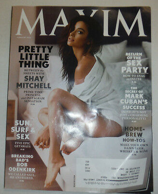 Maxim Magazine Shay Mitchell Bob Odenkirk February 2015 031115R