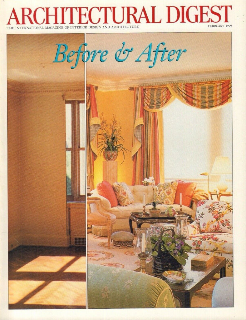 Architectural Digest February 1999 Before & After John B. Murray 021417DBE4