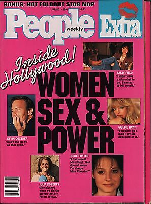 People Weekly Spring 1991 Inside Hollywood Sally Field,Jodie Foster VG 012916DBE