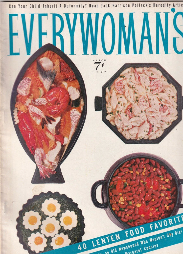 Everywoman's Mag 40 Lenten Food Faves March 1957 100719nonr