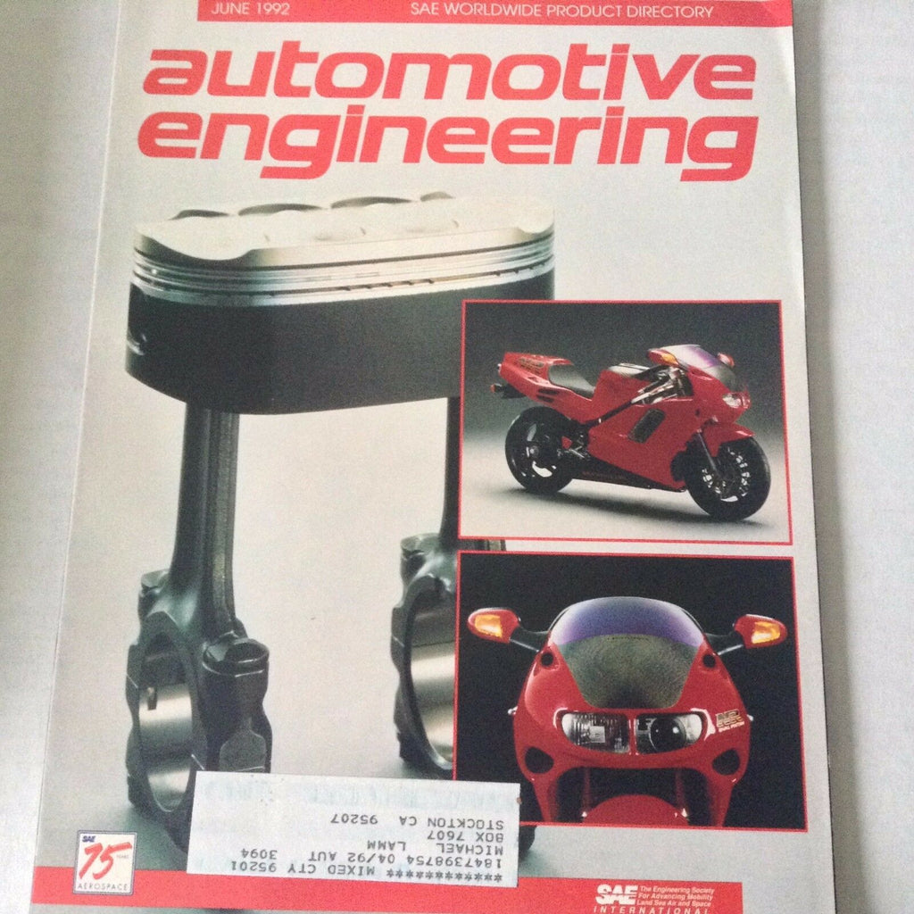 Automotive Engineering Magazine Product Directory June 1992 061217nonrh