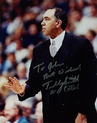 Autographed Tubby Smith NCAA hoops coach 8x10 photo w/COA FREE S&H