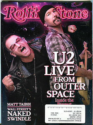 Rolling Stone Magazine October 15 2009 U2 w/ML EX 032216jhe
