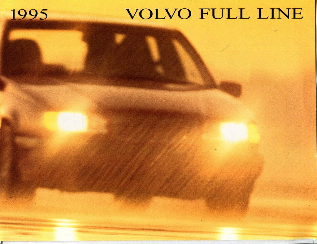 1995 Volvo Full Line Automobile Brochure EX 092016jhe