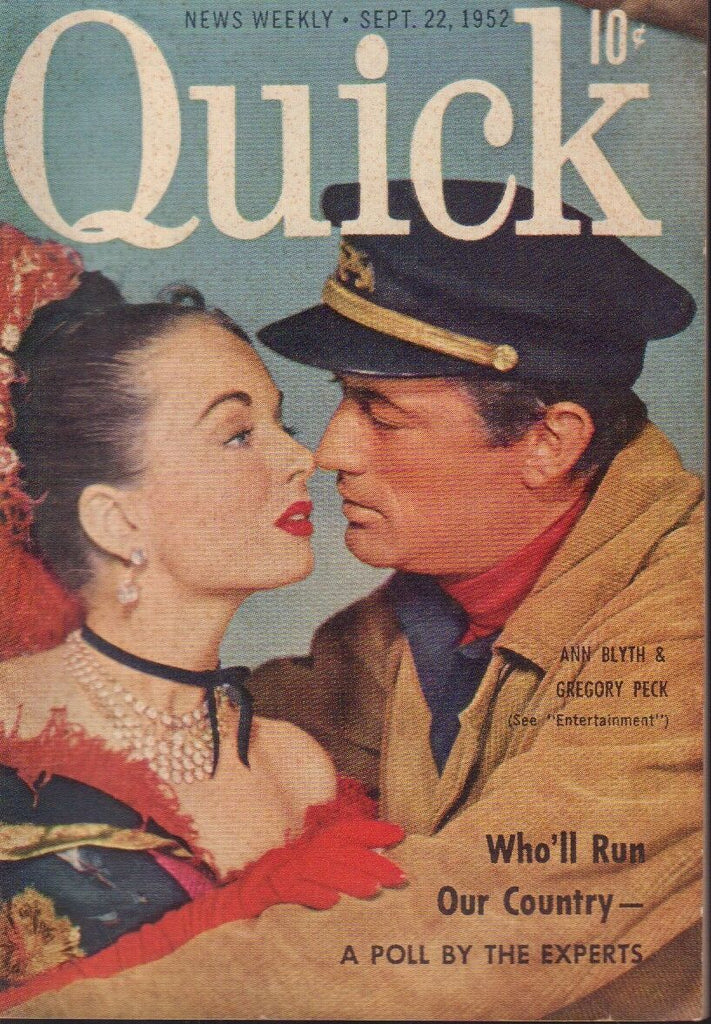 Quick News Weekly September 22 1952 Ann Blyth Cheesecake Pin Up 091318AME