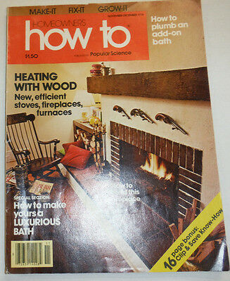 Homeowners How To Magazine Heating With Wood November/December 1978 122014R2