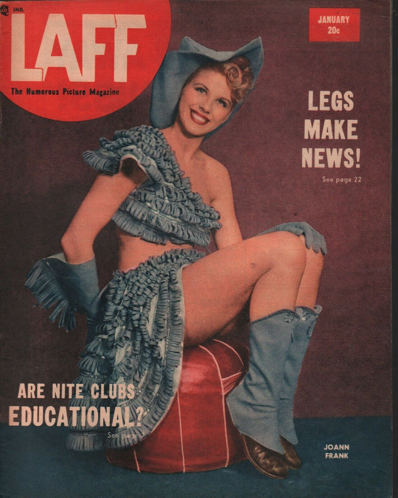 Laff Magazine January 1948 Joann Frank Ted Koepper Pin Up Girls 062320AME