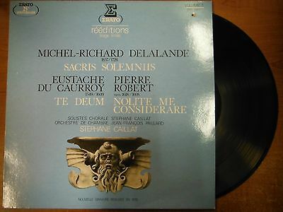33 RPM Vinyl Michel Richard DelalandeSacris Solemniis Erato Record Vol1 031115SM