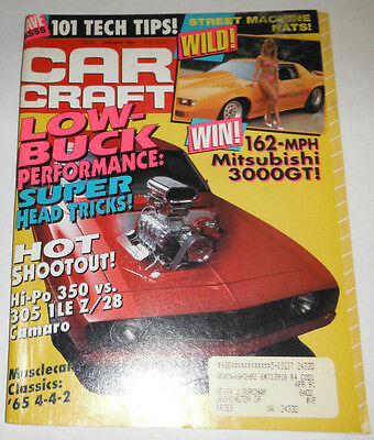 Car Craft Magazine Super Head Tricks January 1991 081114R