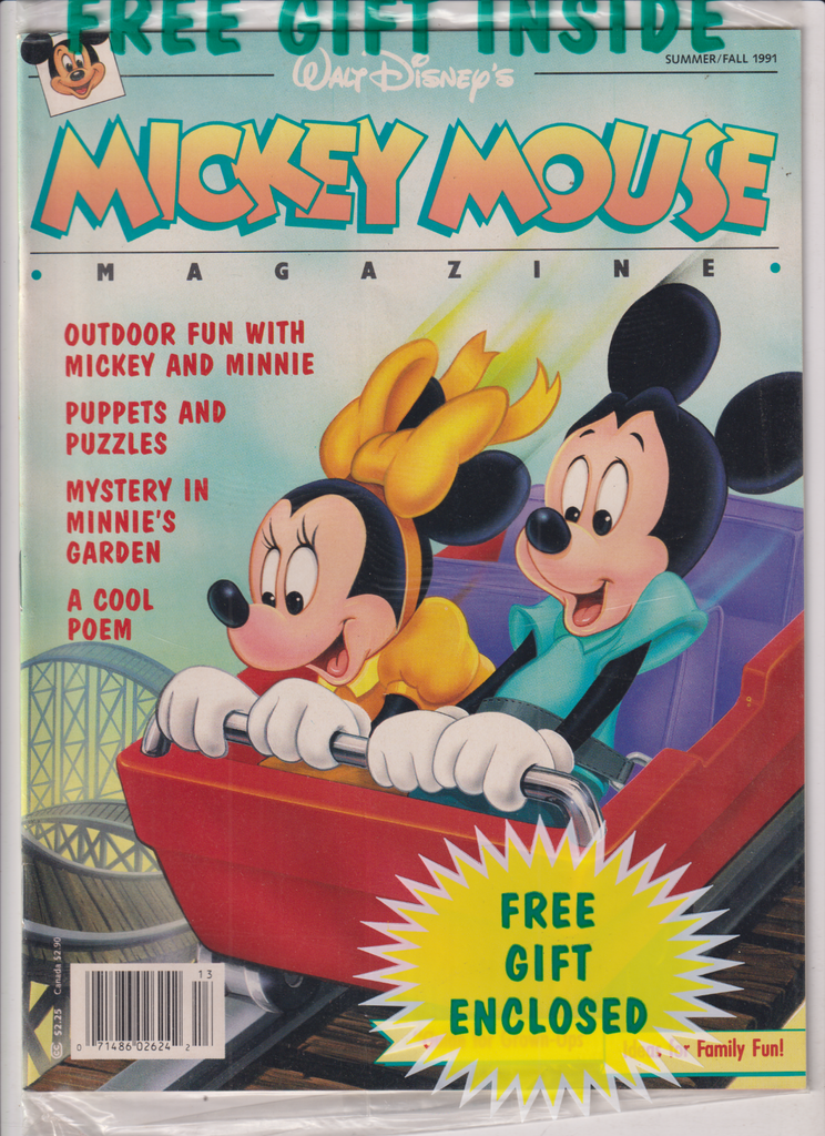 Mickey Mouse Mag Fun With Mickey And Minnie Summer/Fall 1991 SEALED 122319nonr
