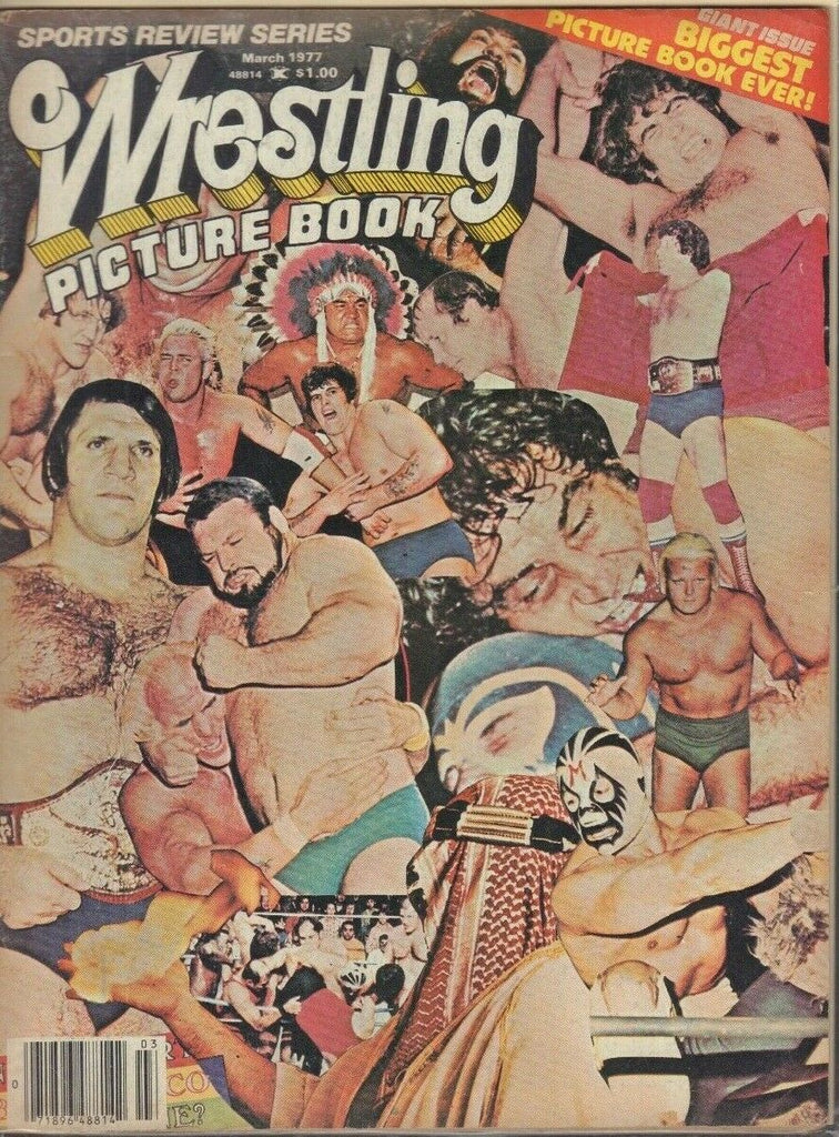 Wrestling Picture Book March 1977 Bruno Sammartino Billy Graham 030219DBE