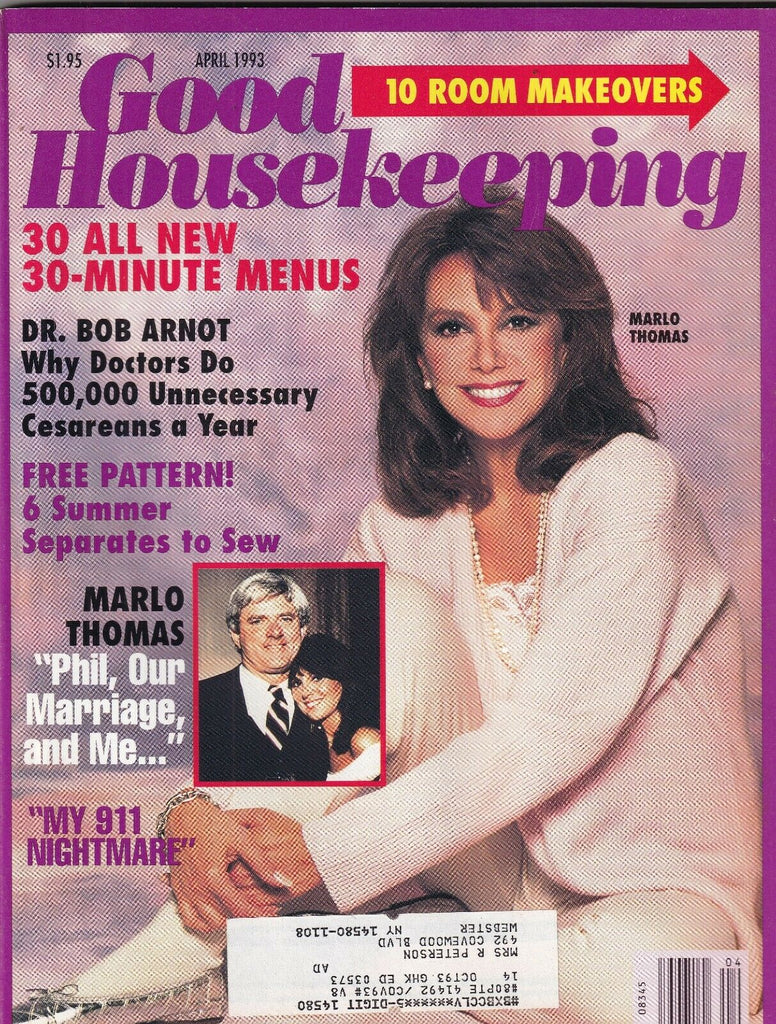Good Housekeeping Marlo Thomas Dr. Bob Arnot April 1993 100119nonr2